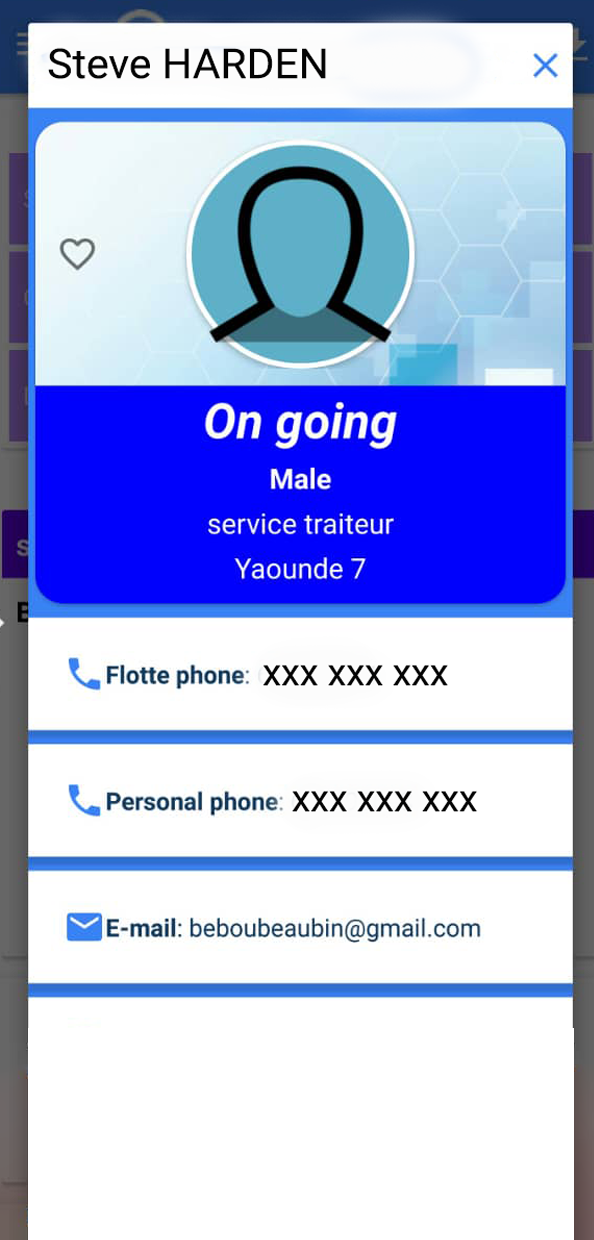 App screen